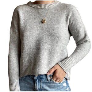Allbirds Light Gray 100% Merino Wool Sweatshirt Sweater Women’s Size Small